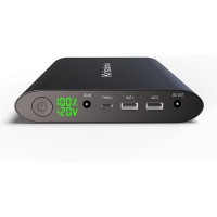 Krisdonia 50000mAh Laptop Power Bank 5/9/12/16/19/20V Portable Laptop Battery Charger with QC3.0 USB-A Port &amp; 12V Type-C Port for Laptop, Tablet, Smartphone and More Devices