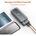 AIDEAZ Wireless Power Bank Portable Charger, USB-C 20000mah Battery Pack Fast Charging with LCD Display, Powerful Portable Charger compatible with iPhone12 Mini/12/12 Pro/12 Pro Max/11 Pro/XS and More