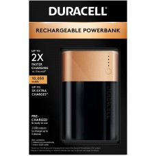 Duracell Rechargeable Powerbank 10050 mAh | 3 Day Portable Charger | Compatible With iPhone, iPad, Samsung, Android, Nintendo Switch And More | TSA Carry-On Compliant Duracell Rechargeable Powerbank 10050 mAh | 3 Day Portable Charger | Compatible With iPhone, iPad, Samsung, Android, Nintendo Switch And More | TSA Carry-On Compliant